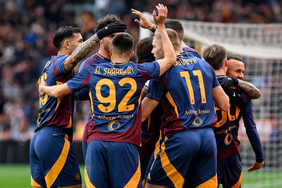 Гравці Роми під час матчу