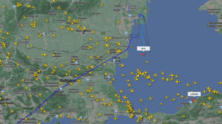 Над Черным морем наблюдается активность американской авиации - 290x160
