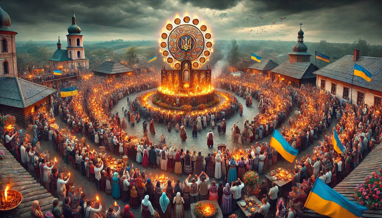 Святкування перемоги на окупованих територіях