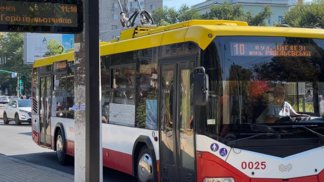 Изменения в маршруте троллейбуса №10 в Одессе: как будет курсировать