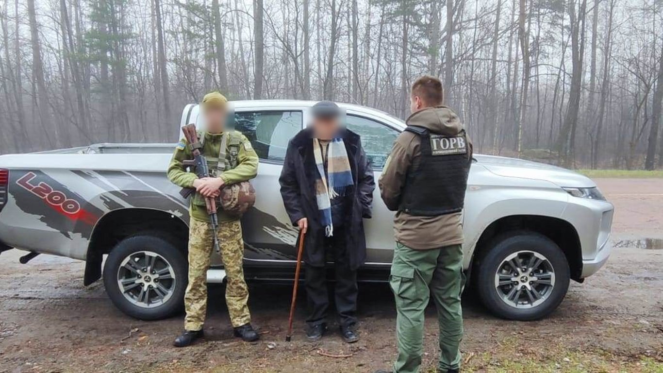 Прикордонники Житомирського загону затримали ворожого агента, який намагався втекти в білорусь