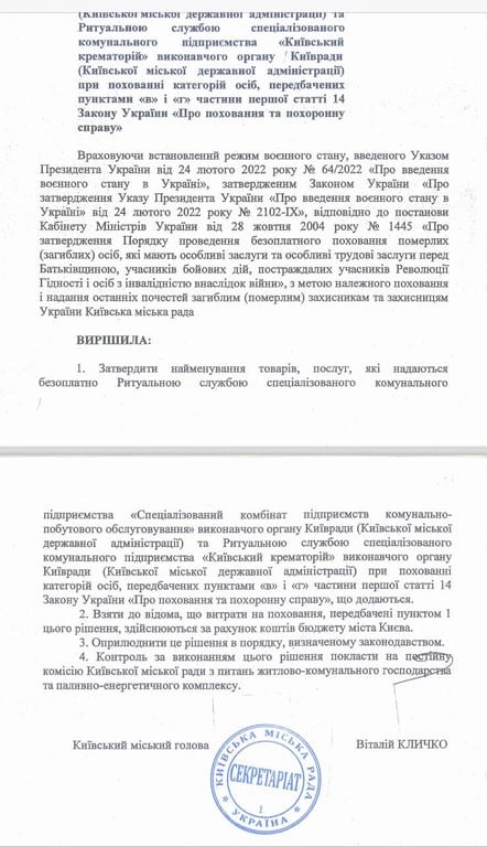 поховання у Києві