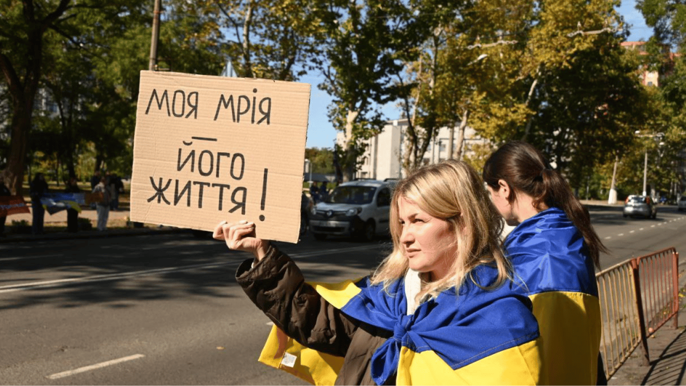 В Одесі відбулая акція на підримку полонених