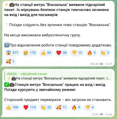 метро Вокзальна 