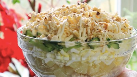 Нежный салат "Водолей" — космический вкус, а готовится 5 минут - 285x160