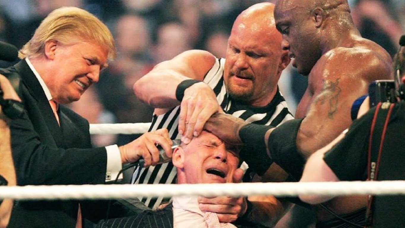 Как Дональд Трамп вошел в историю реслинга WWE