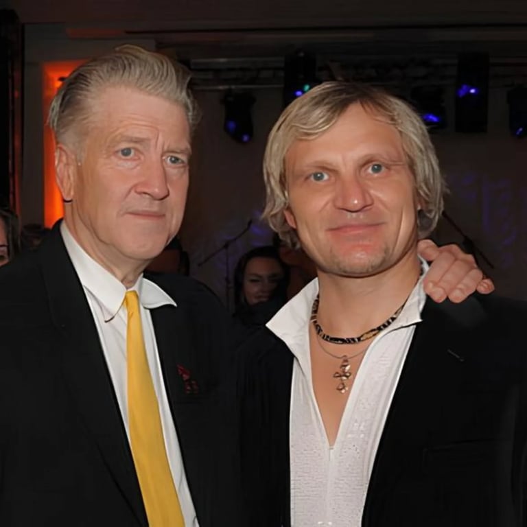 Олег Скрипка показав фото з Девідом Лінчем