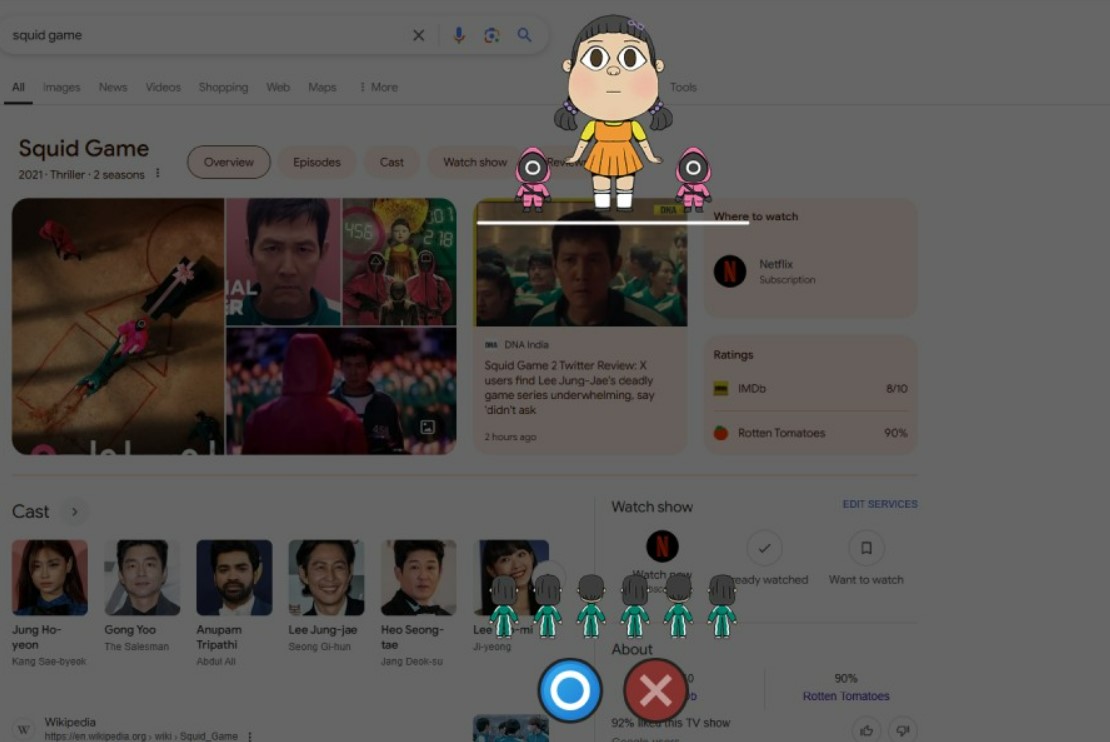 Google презентували гру  "Червоне світло, зелене світло"
