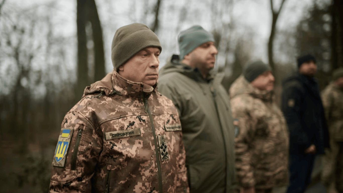 Сырский анонсировал масштабные кадровые перестановки после визита на Восточный фронт