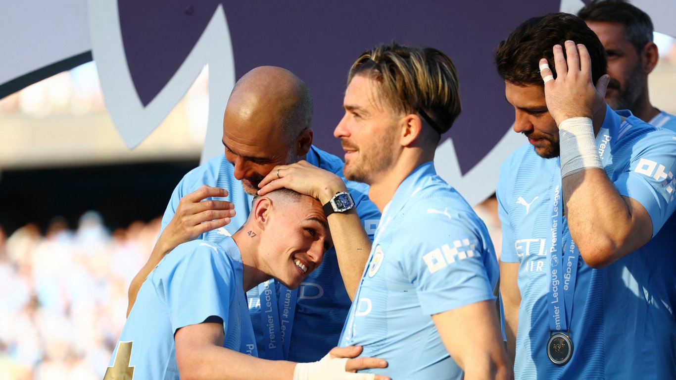 Хосеп Гвардіола та Філ Фоден