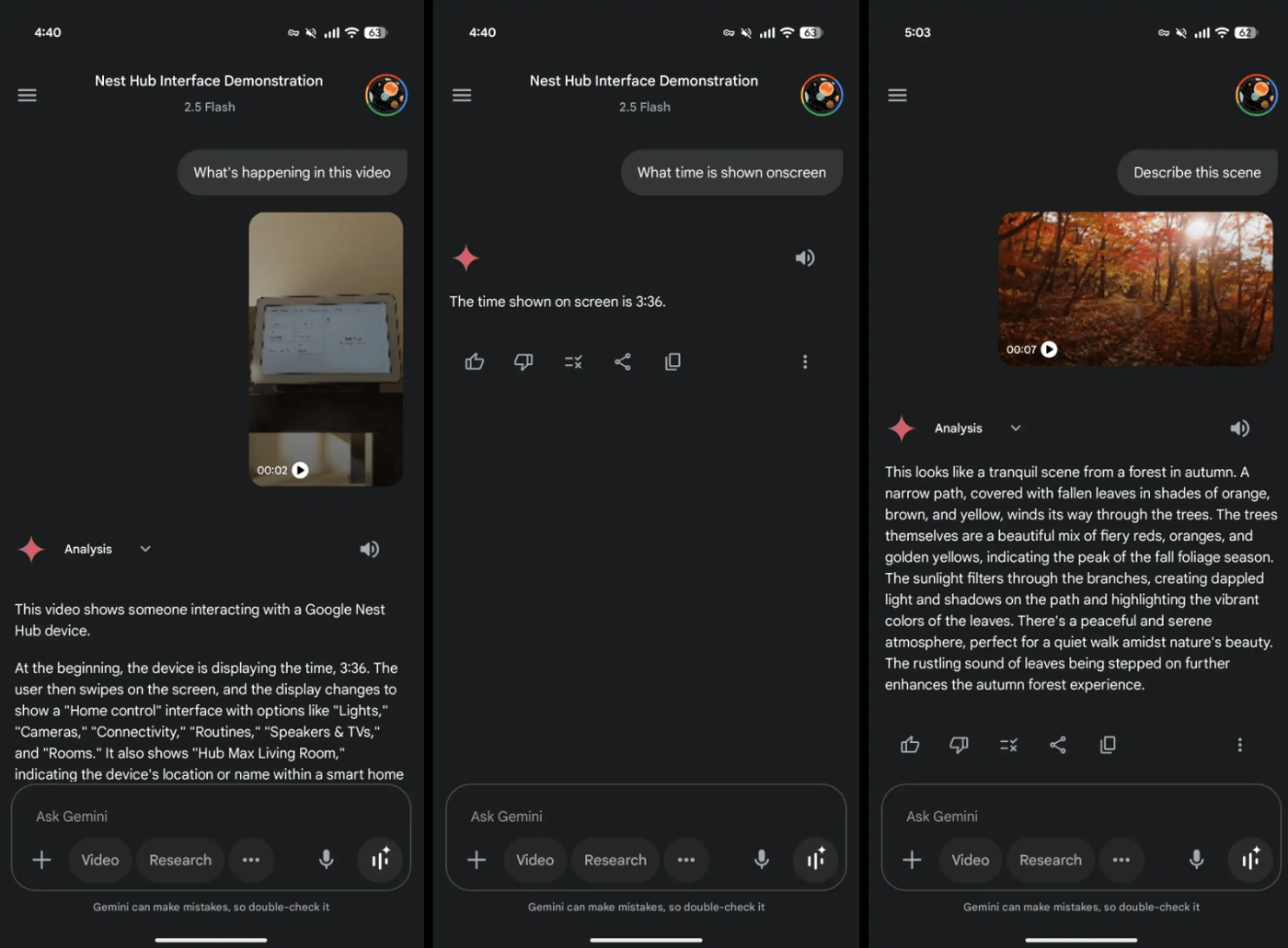 The opportunity to add videos to Gemini