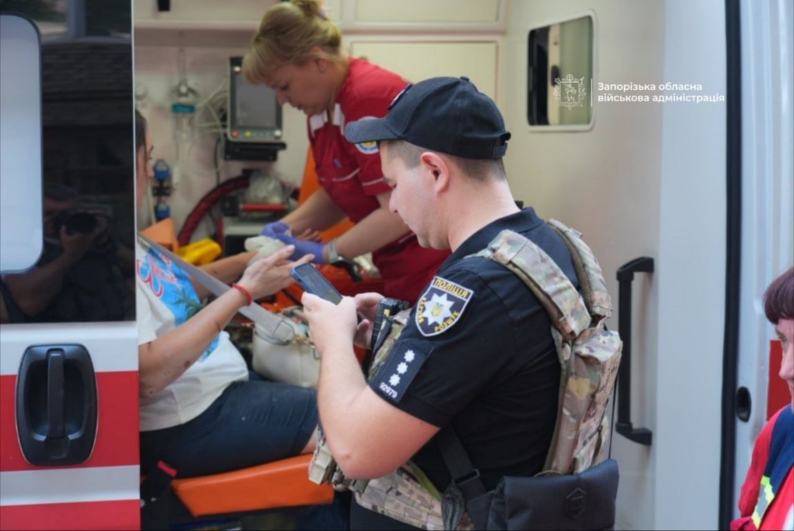 Постраждалі від обстрілу в Запоріжжі