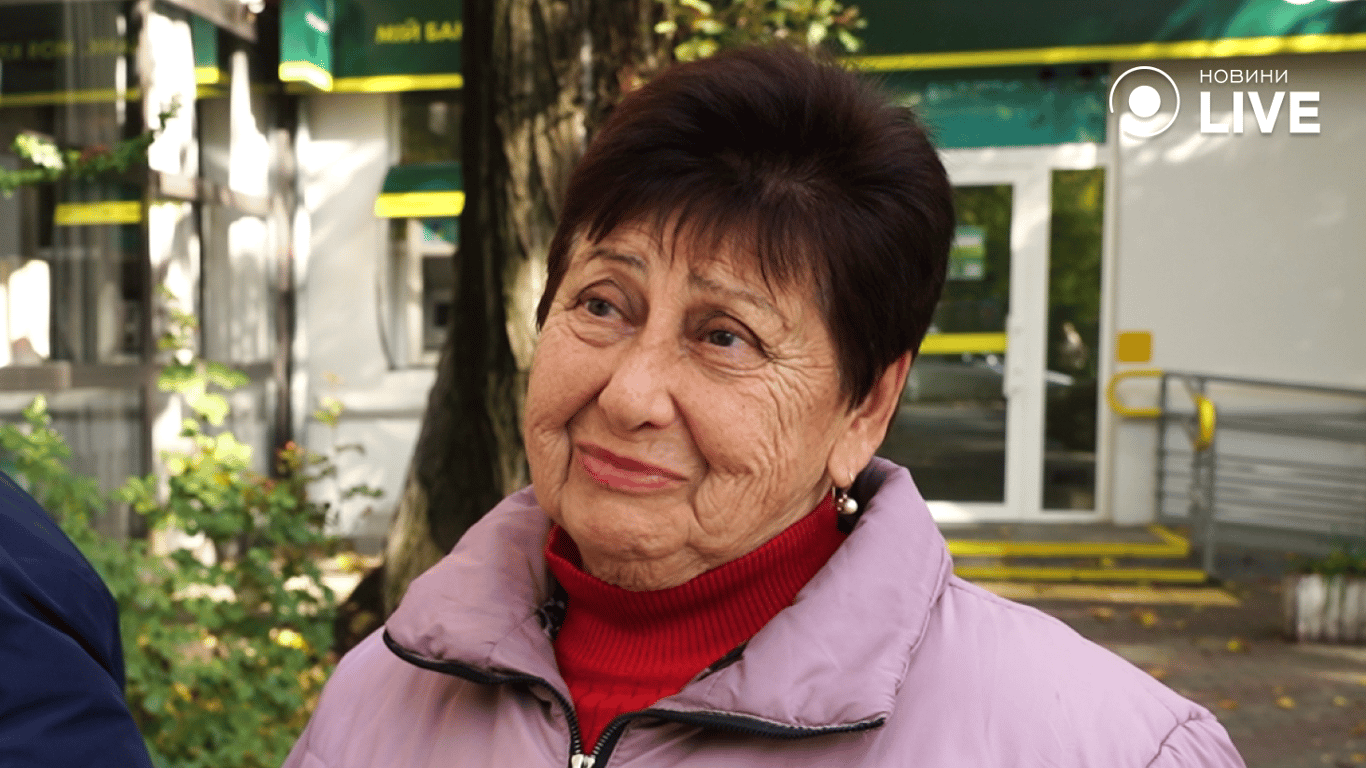 Жительница Херсона Алла. Фото: Новини.LIVE/ Юлия Браславская