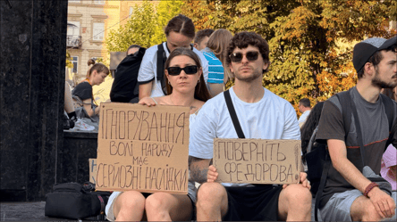 Мітинги проти відставки Федорова відбулися у великих містах: фоторепортаж - 290x166
