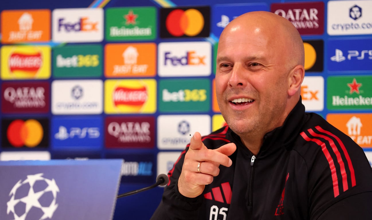 Арне Слот на предматчевой пресс-конференции перед ответной игрой с "ПСЖ"