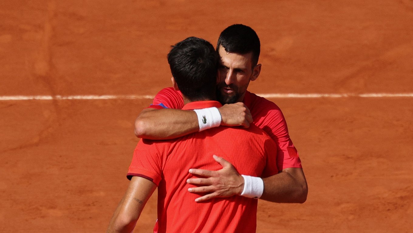Новак Джокович и Карлос Алькарас