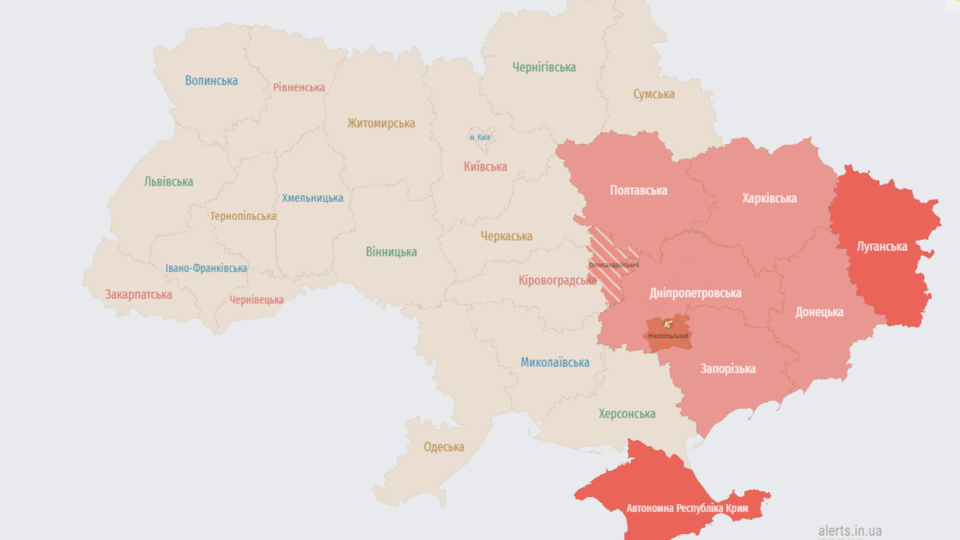 Воздушная тревога в Украине 27 сентября: ракетная угроза