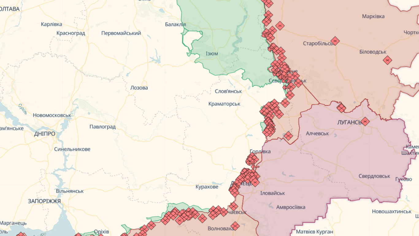 Карта бойових дій в Україні онлайн сьогодні, 17.10.2023 — DeepState, Liveuamap, ISW