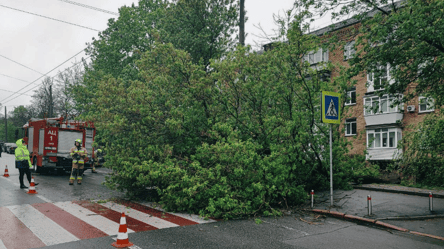 Підтоплені вулиці і розчавлені авто — в ДСНС показали наслідки негоди у Києві - 290x166