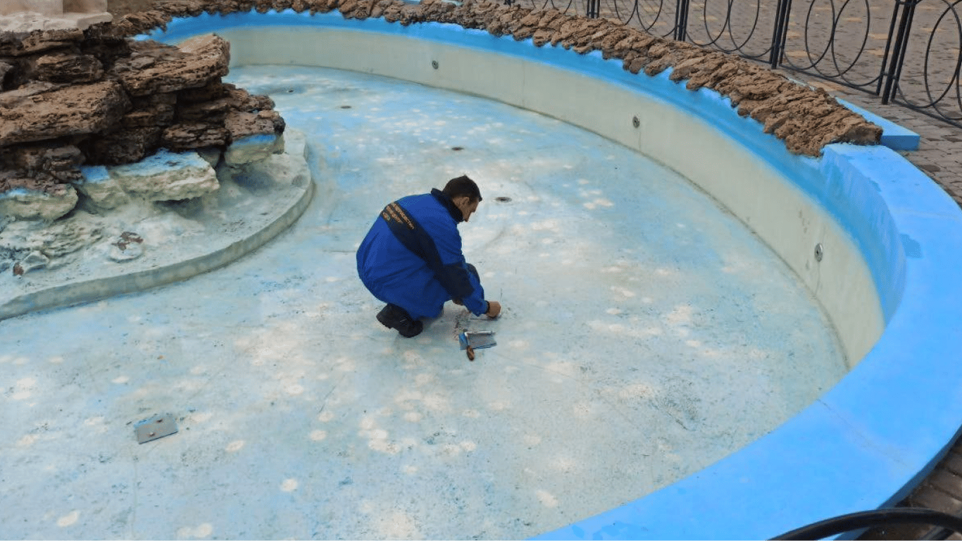 В Одесі консервують фонтани