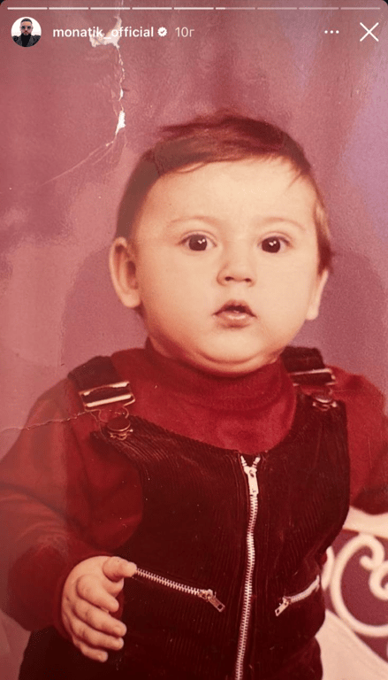 Український співак MONATIK у дитинстві. Фото: instagram.com/monatik_official