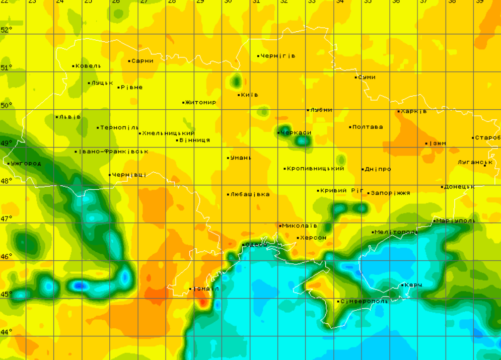 погода 20 квітня на великдень