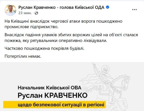 атака на Київщину 24 листопада