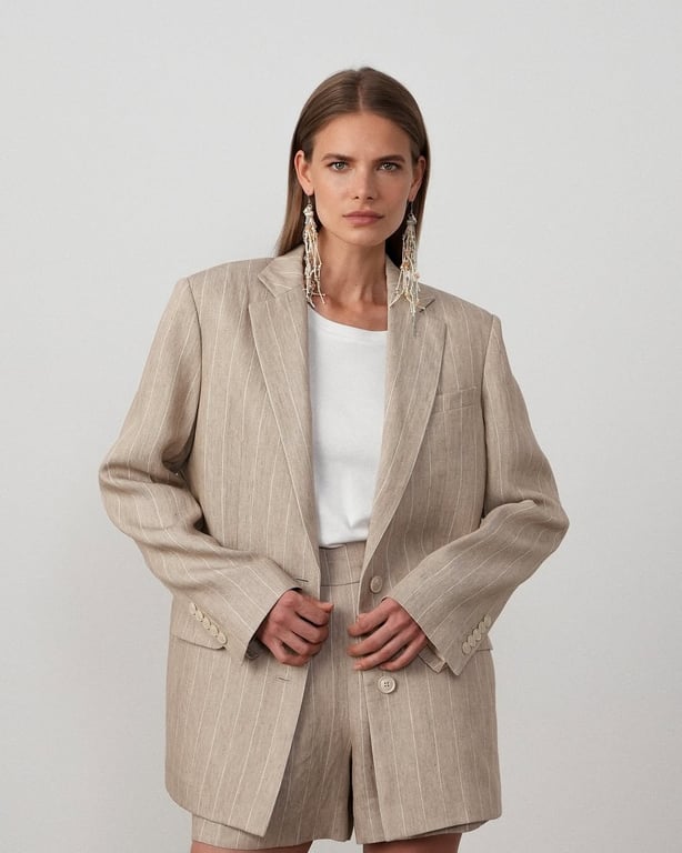 Ідеї образів з лляним жакетом