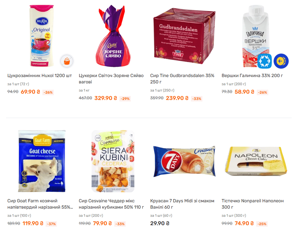 Пониженные цены на любимые продукты — что украинцам отдают вдвое дешевле - фото 1