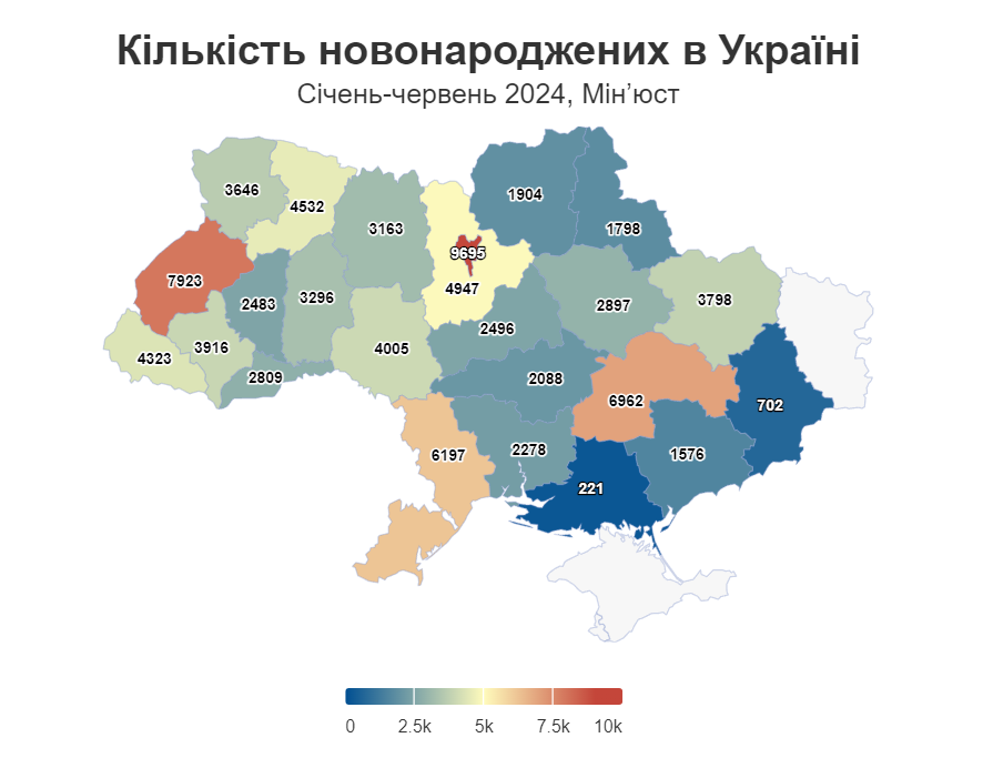 народжуваність в Україні 2024 року