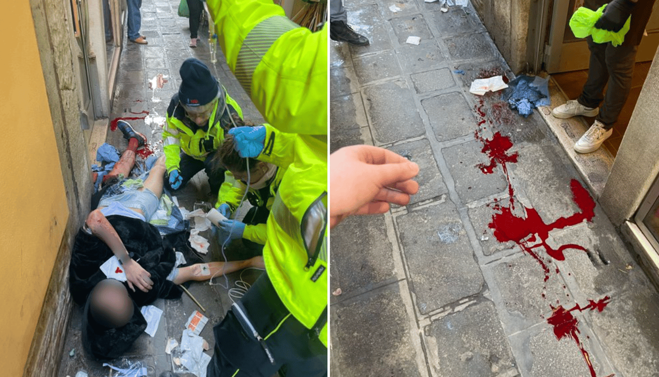 Військовий у Венеції врятував чоловіка