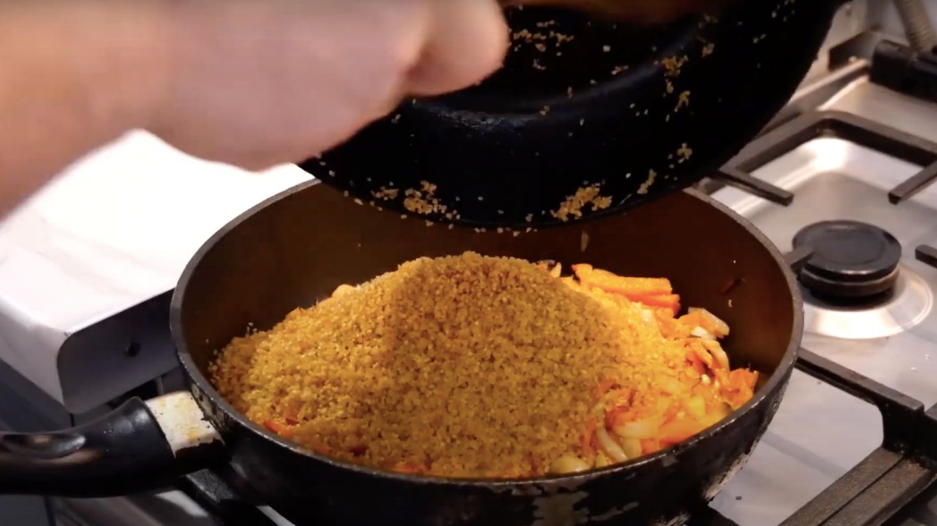 булгур з овочами рецепт 