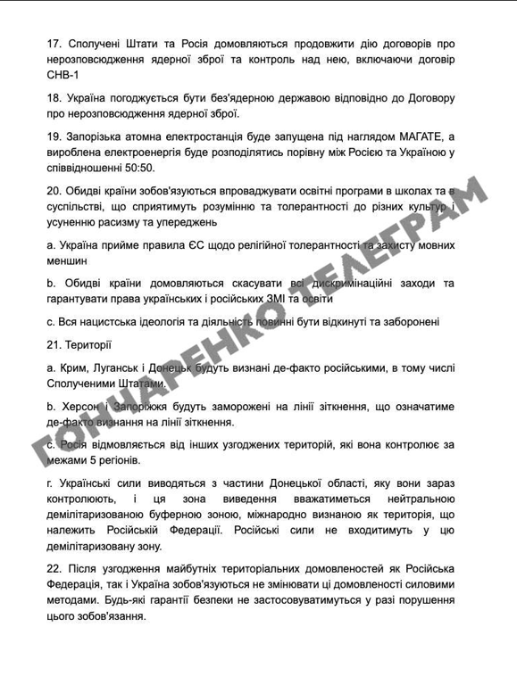 Мирний план США — стали відомі умови угоди - фото 3