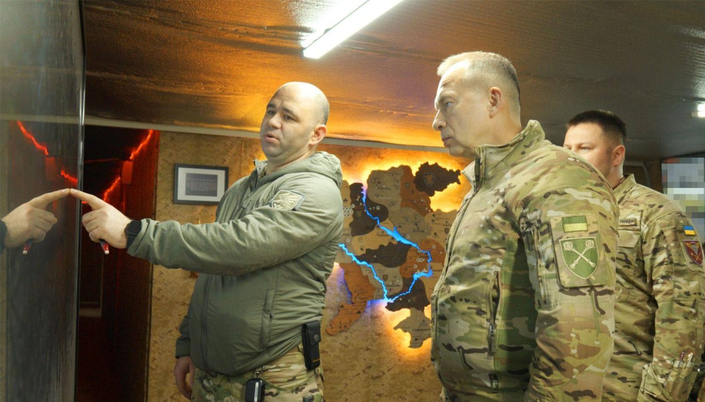 Сирський відвідав південний напрямок фронту