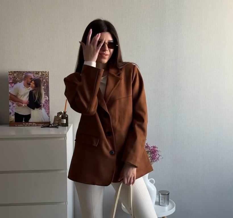 A suede jacket will come in handy for more than one season.