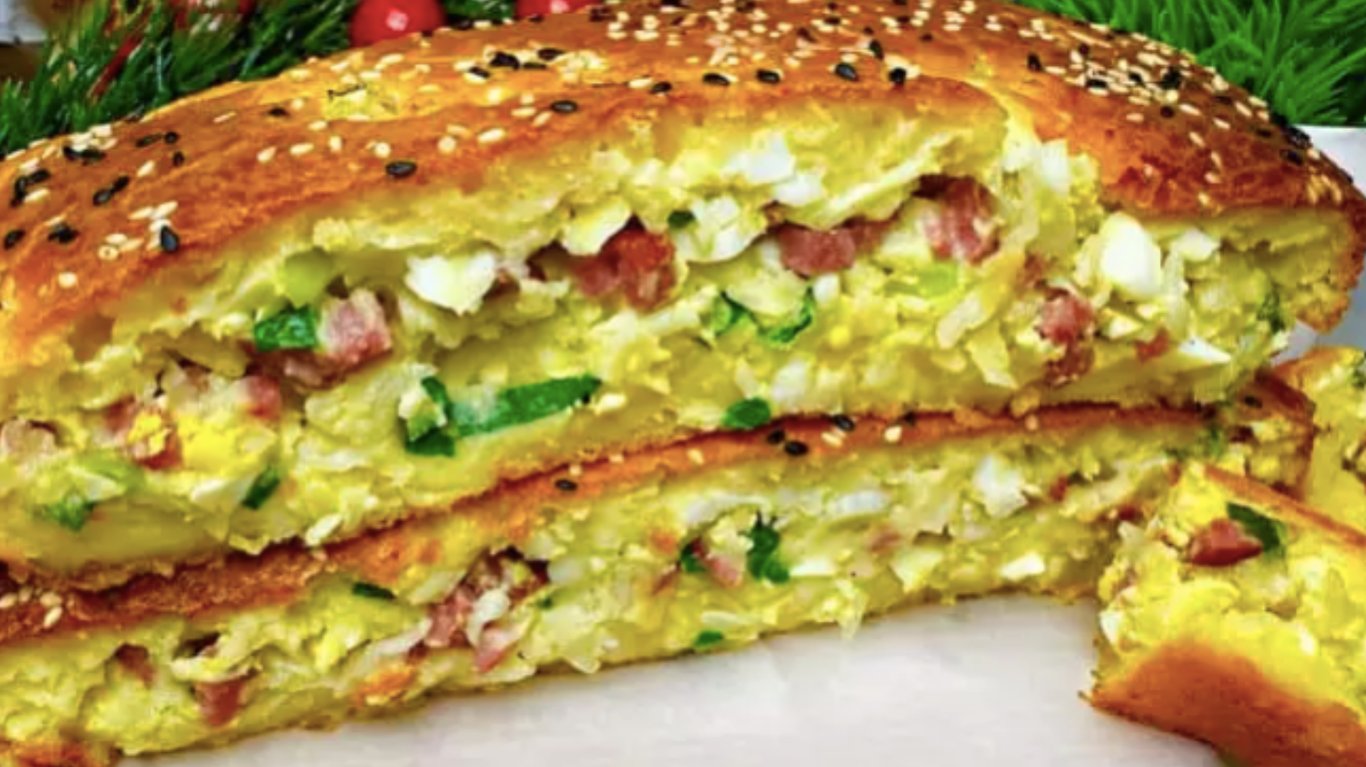 рецепт солоного пирога