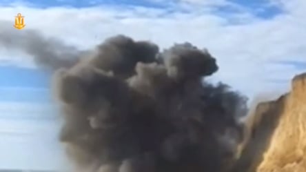 Военные показали момент уничтожения противокорабельной мины на Одесчине - 285x160