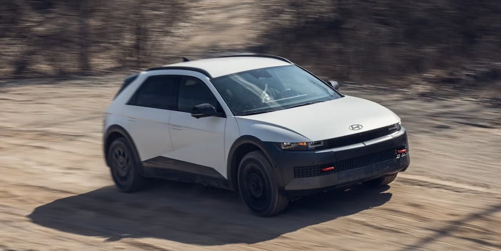 Hyundai Ioniq 5 на швидкості