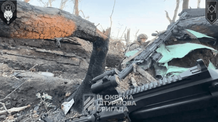 Бойцы Третьей штурмовой уничтожили одну из позиций россиян в Харьковской области — видео - 285x160