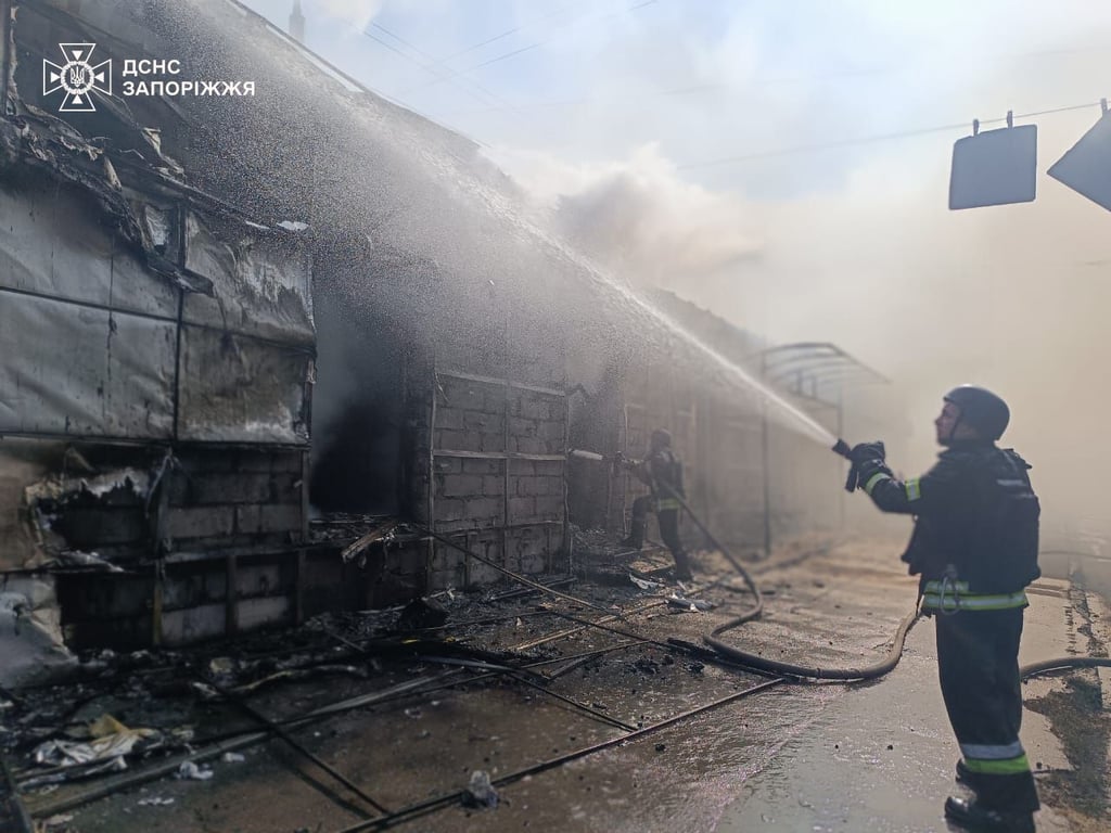 Удар Росії по Запоріжжю 18 серпня