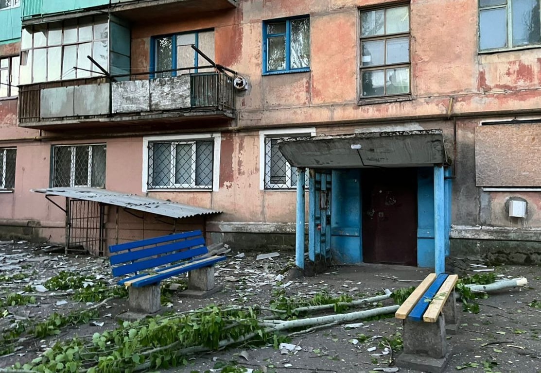 Обстрел Никополя 30 мая