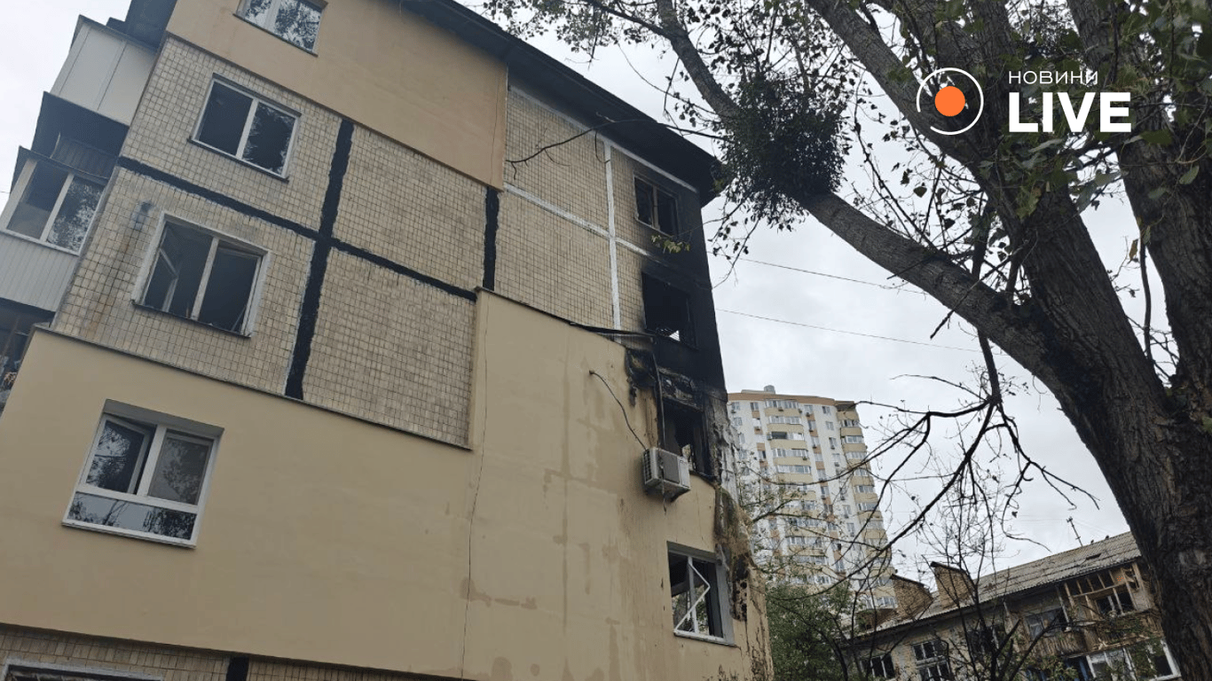 Наслідки обстрілу Києва 28 вересня