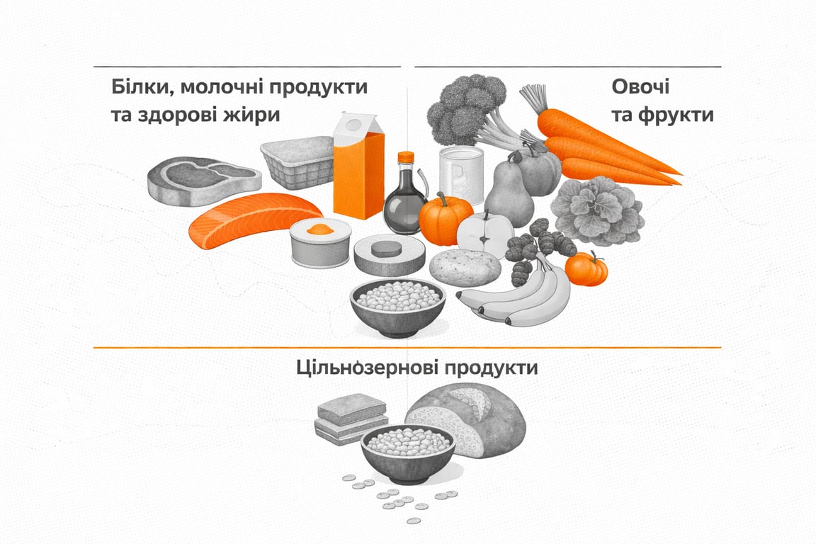 Піраміда здорового харчування