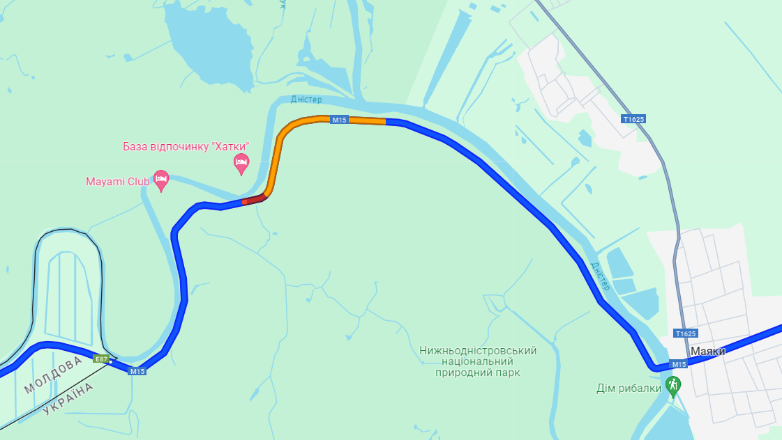 Затори до Паланки 15 липня