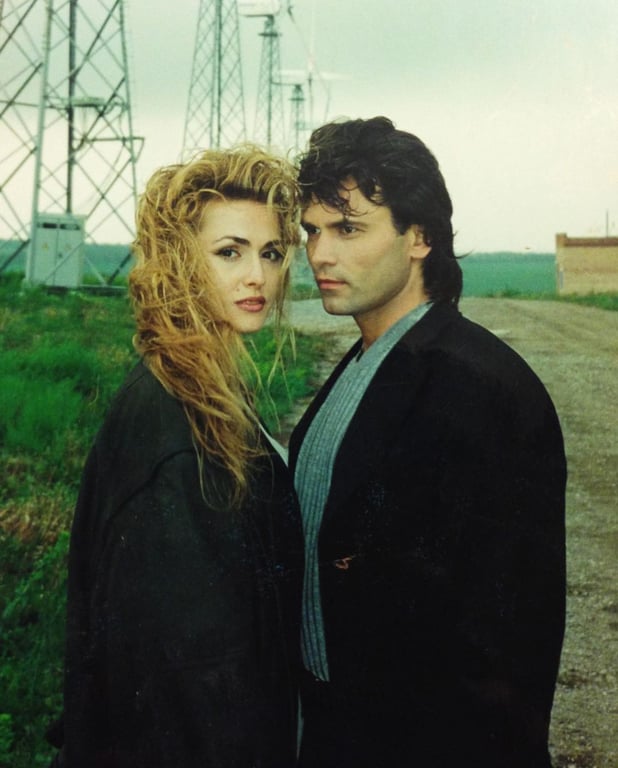 Ольга Сумская со своим мужем Виталием Борисюком в молодости