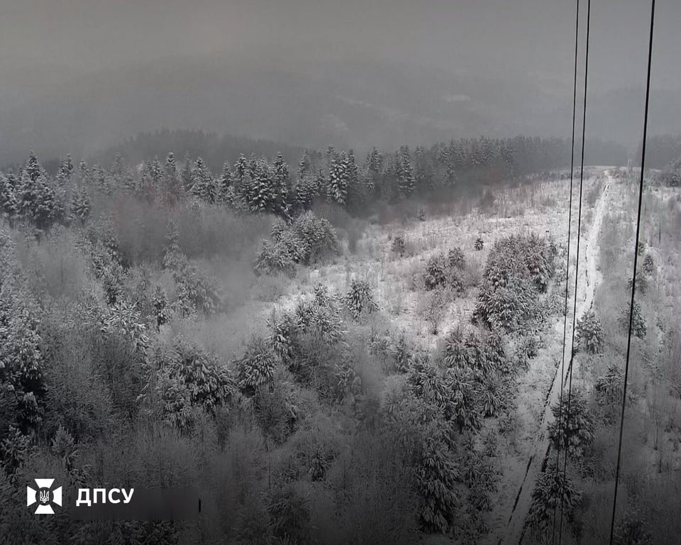 Сніг у Карпатах 18 листопада