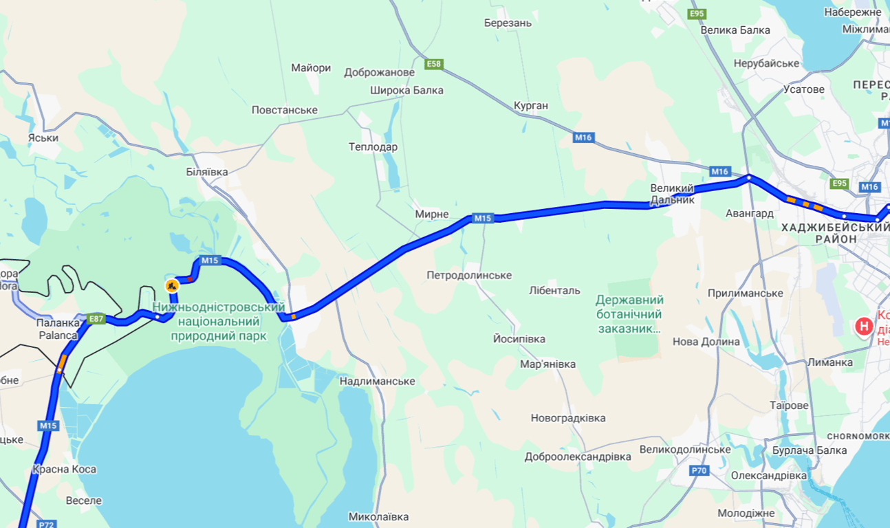 Затори та черги на трасі Одеса-Рені — де краще перетнути кордон - фото 1