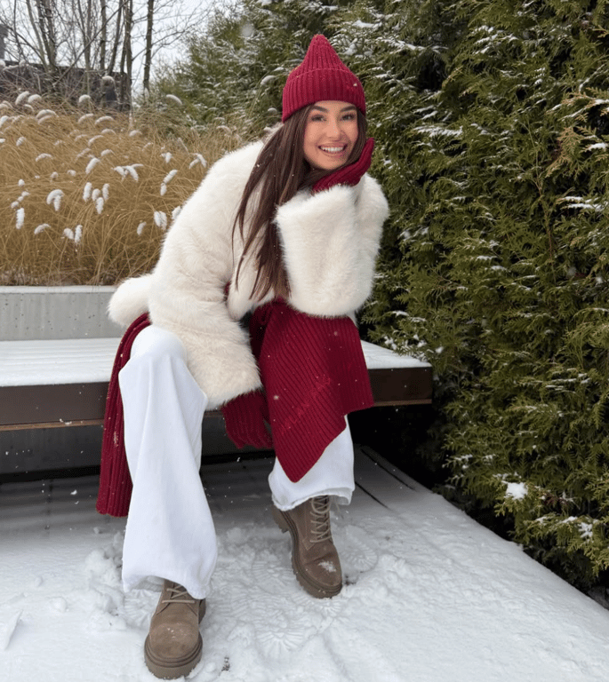 Парфільєва показала вдалий образ на зиму