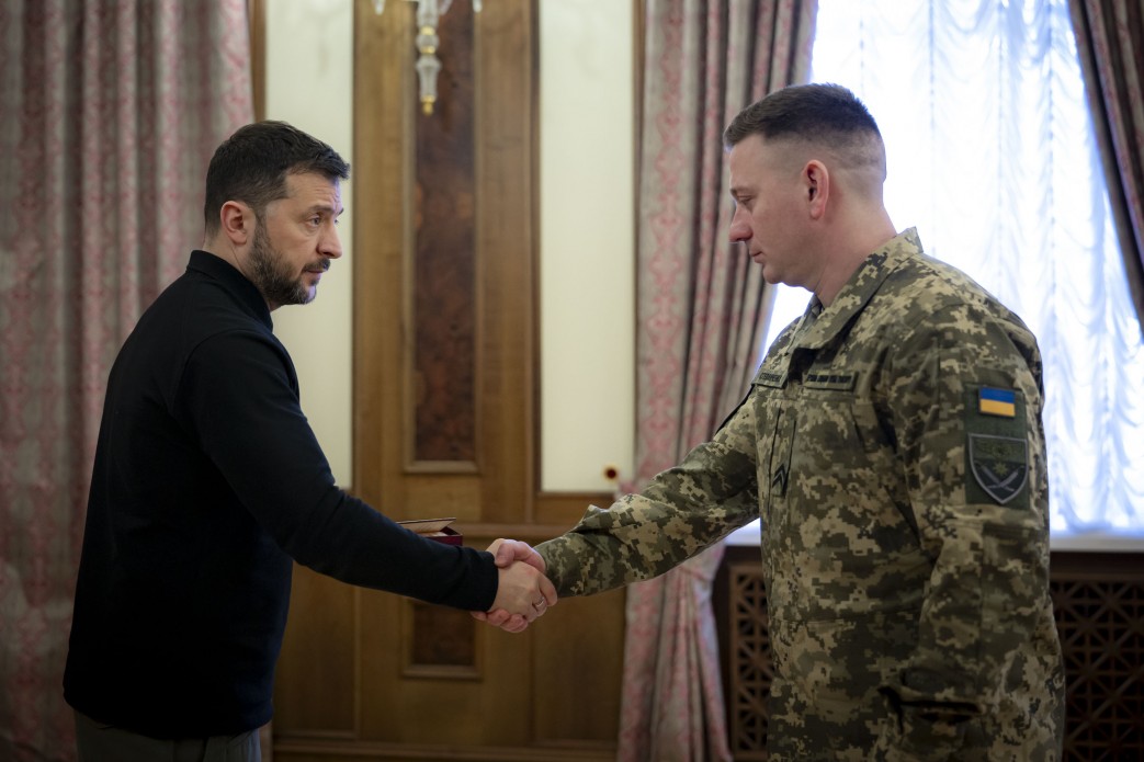 Зеленський привітав воїнів з ДССТ