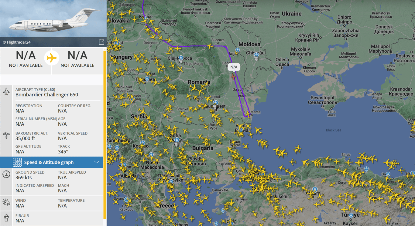 Сразу три самолета НАТО ведут разведку над Черным морем - детали - фото 3